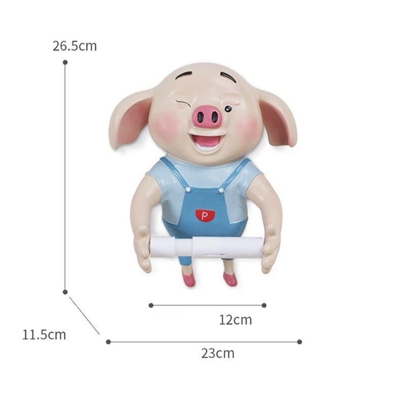 Toilettenpapierhalter Schweinchen Wink