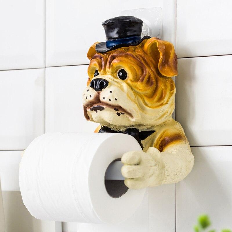 Toilettenpapierhalter Hund Hut