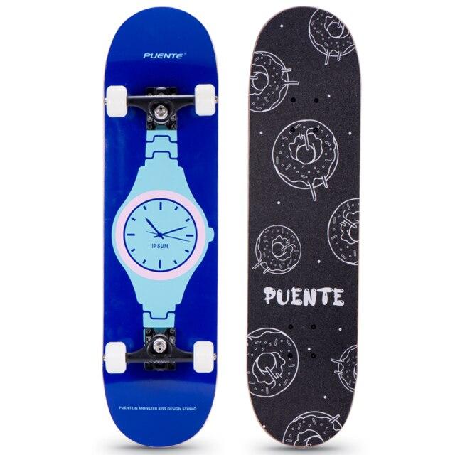 Skateboard horloge