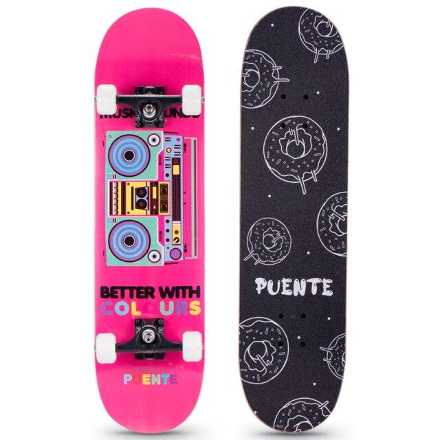 Retro radio skateboard