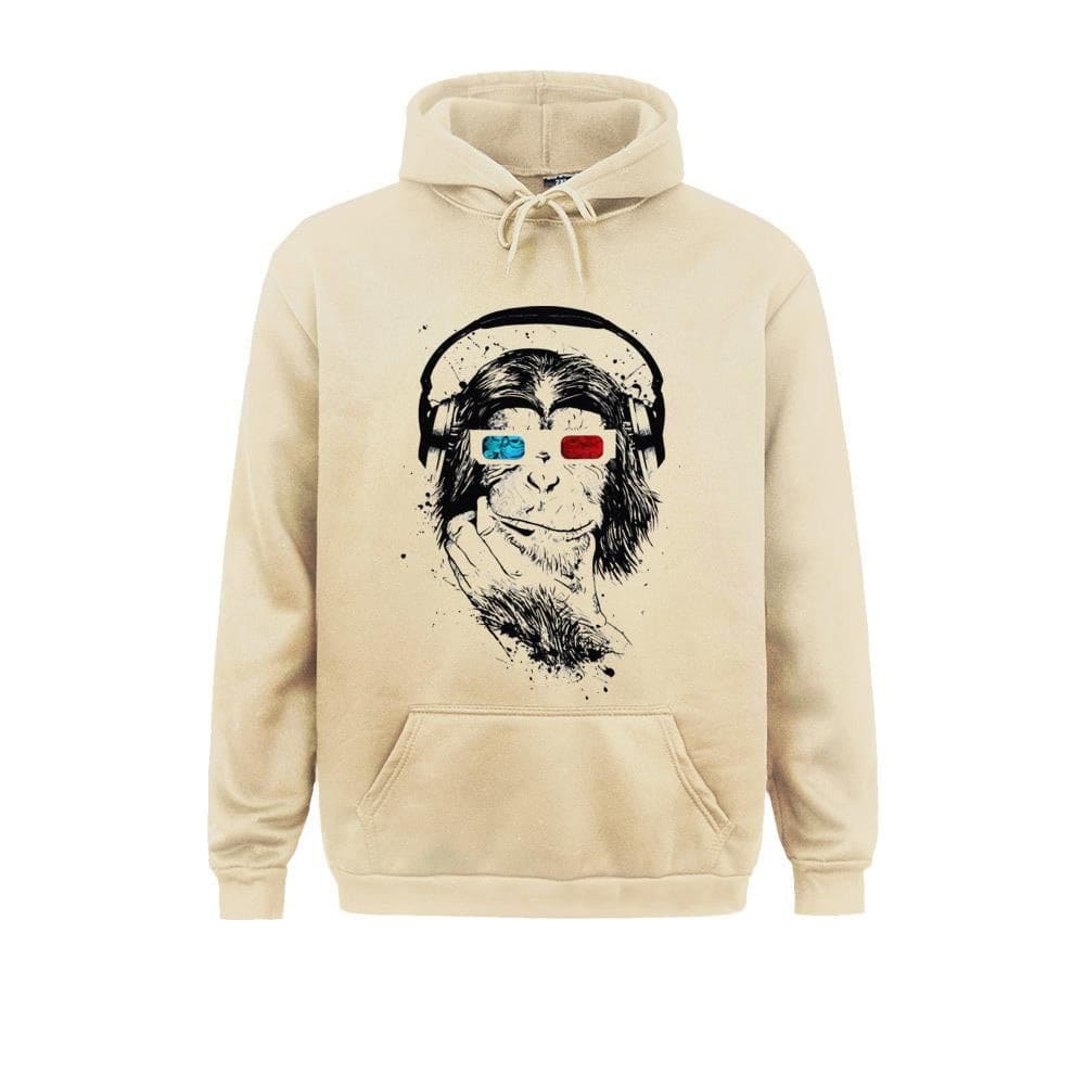 Sweatshirt Affe Musik