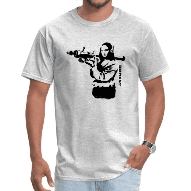 Banksy mona lisa T-shirt