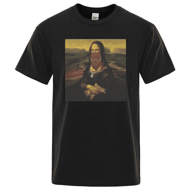 Mona Lisa gangster T-shirt