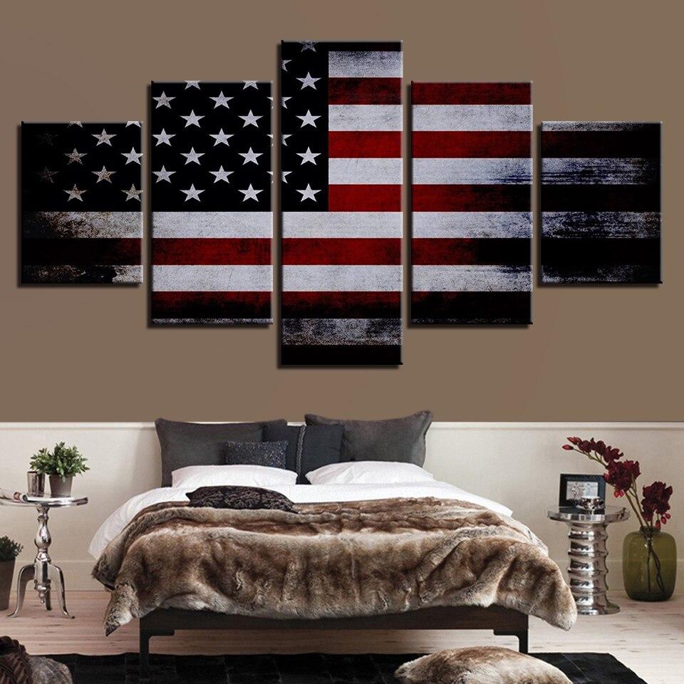 Wandbild Flagge usa