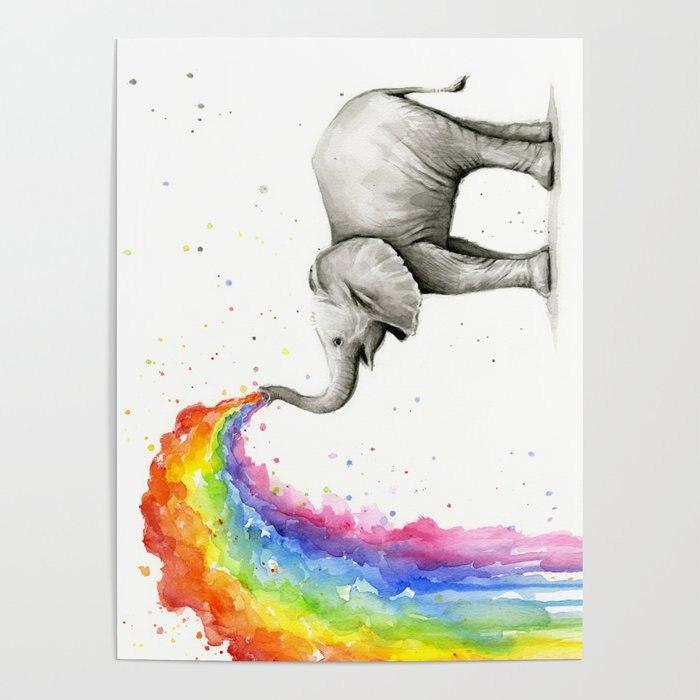 Regenboogschilderij