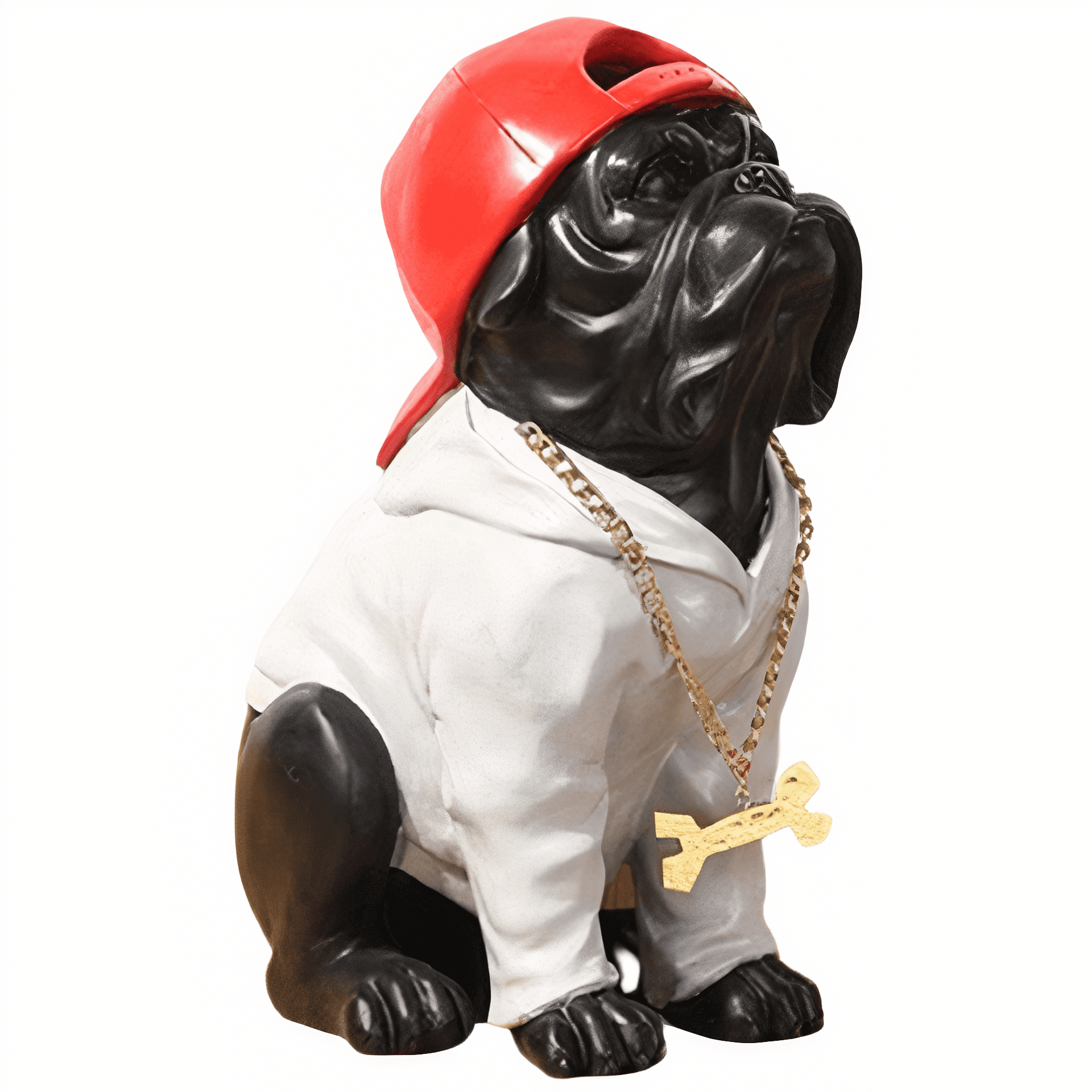 Moderne Bulldoggen-Statue