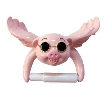 Toilettenpapierhalter fliegendes Schwein