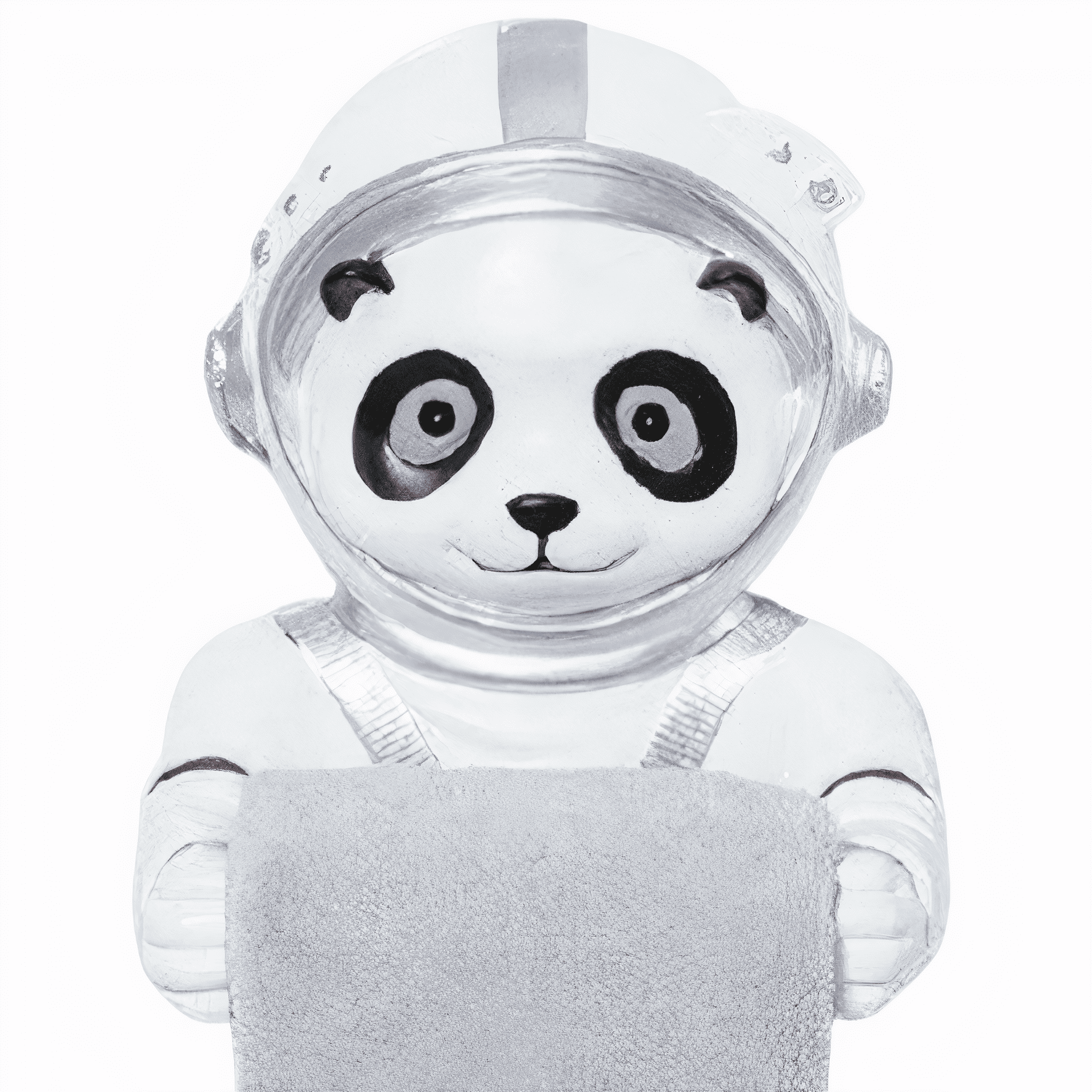 Toilettenpapierhalter Astronaut Panda