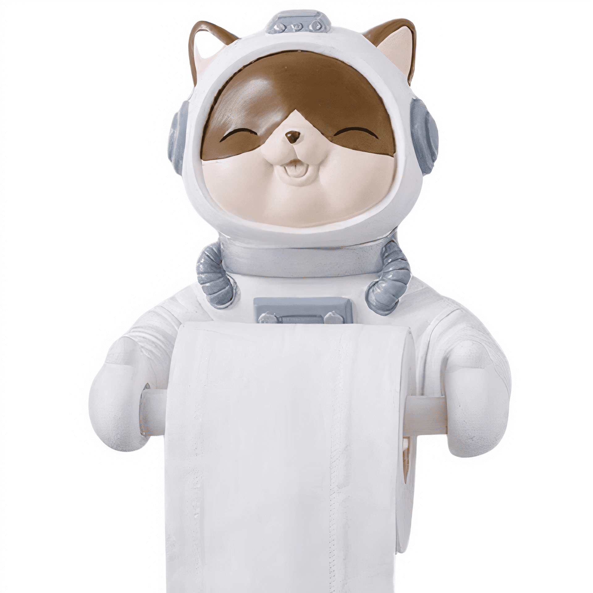 Toilettenpapierhalter Kosmonaut Katze