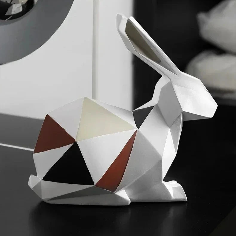 Origami-Hasen-Statue