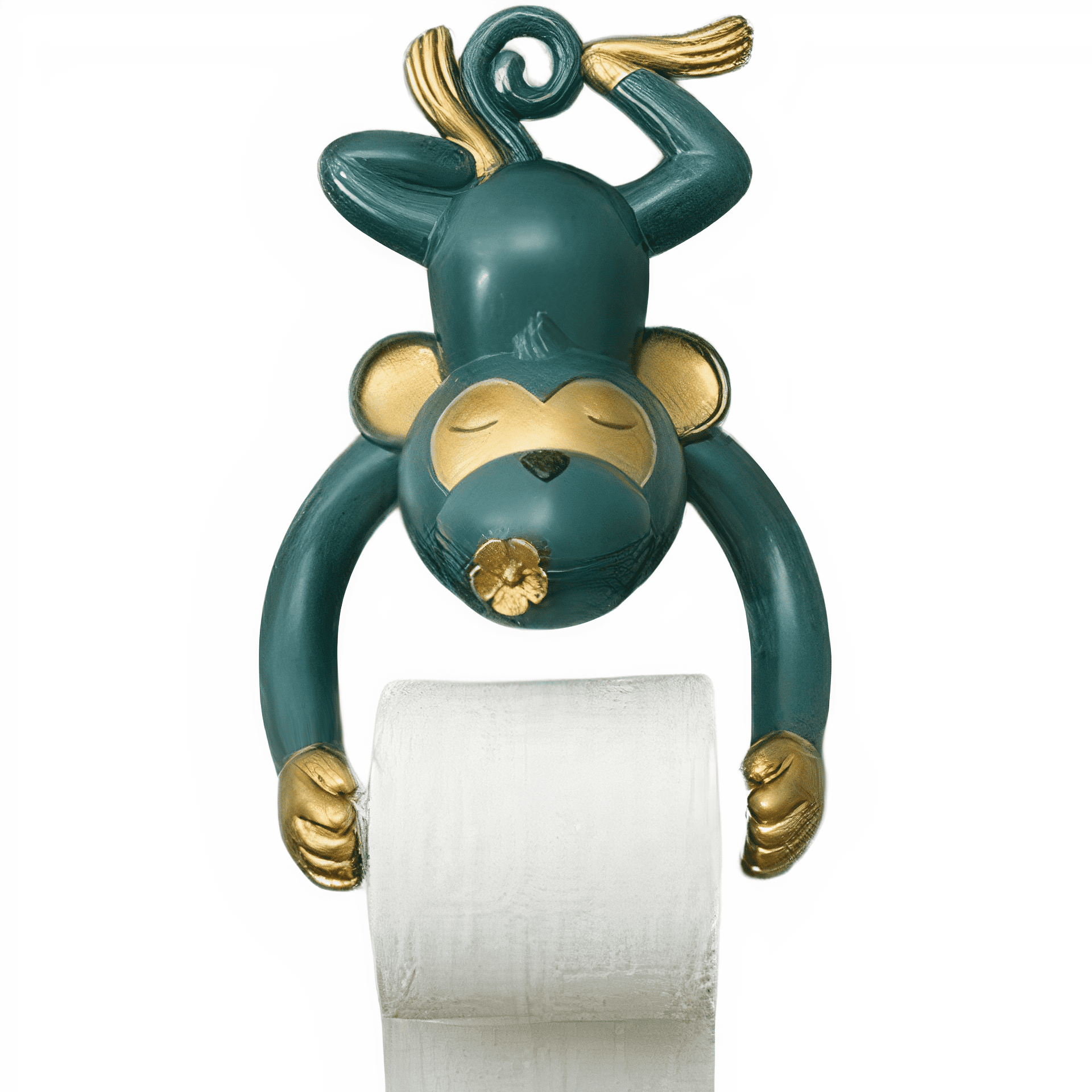 Originele aap toiletpapierhouder