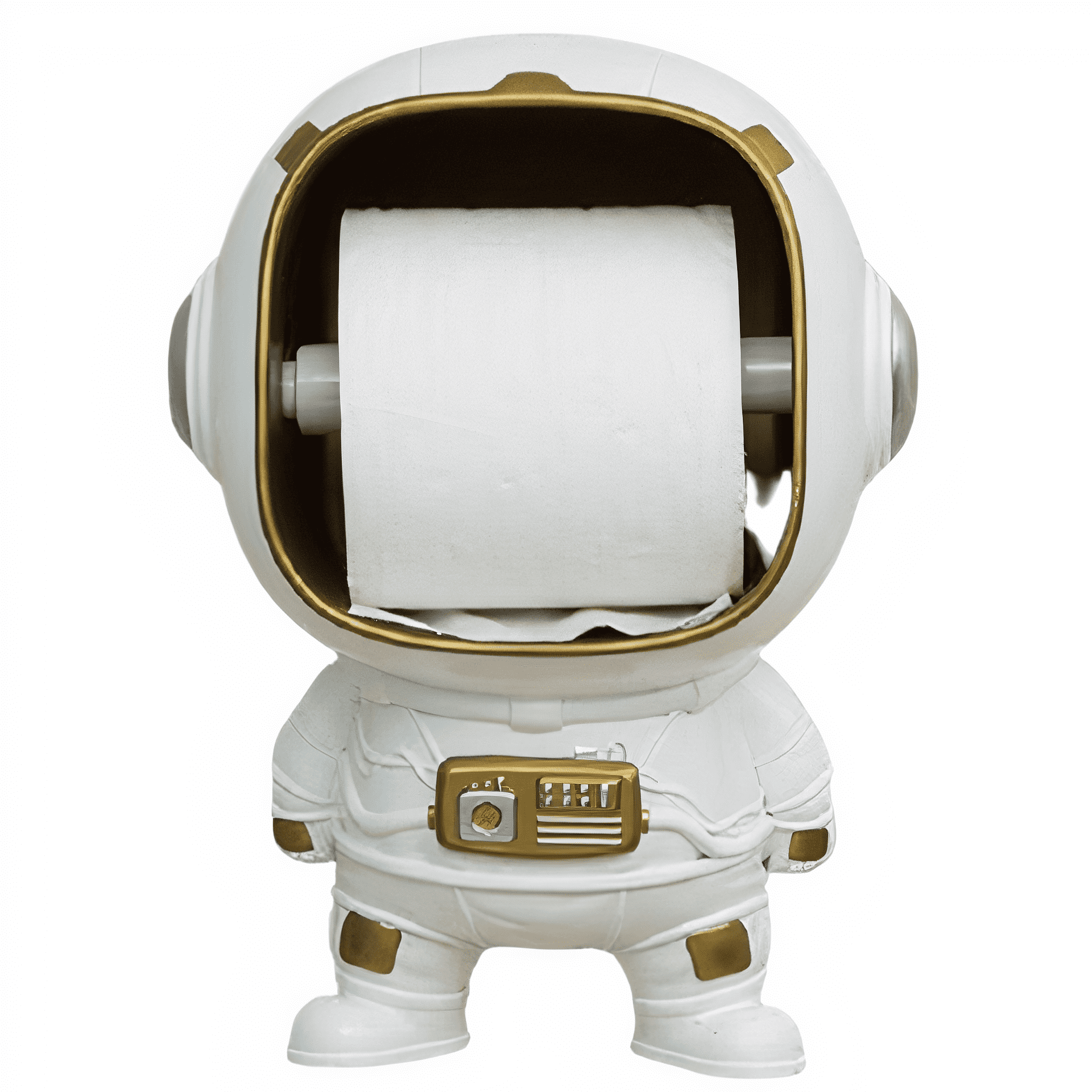 Staande astronaut toiletpapierhouder