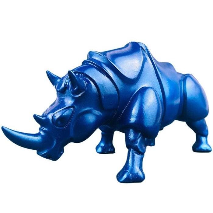 Beeld van de blauwe neushoorn