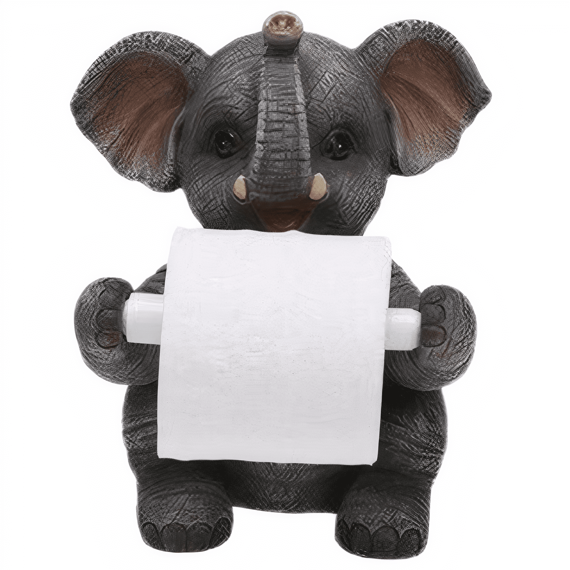 Toilettenpapierhalter sitzender Elefant