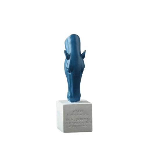 Statuetka głowy konia