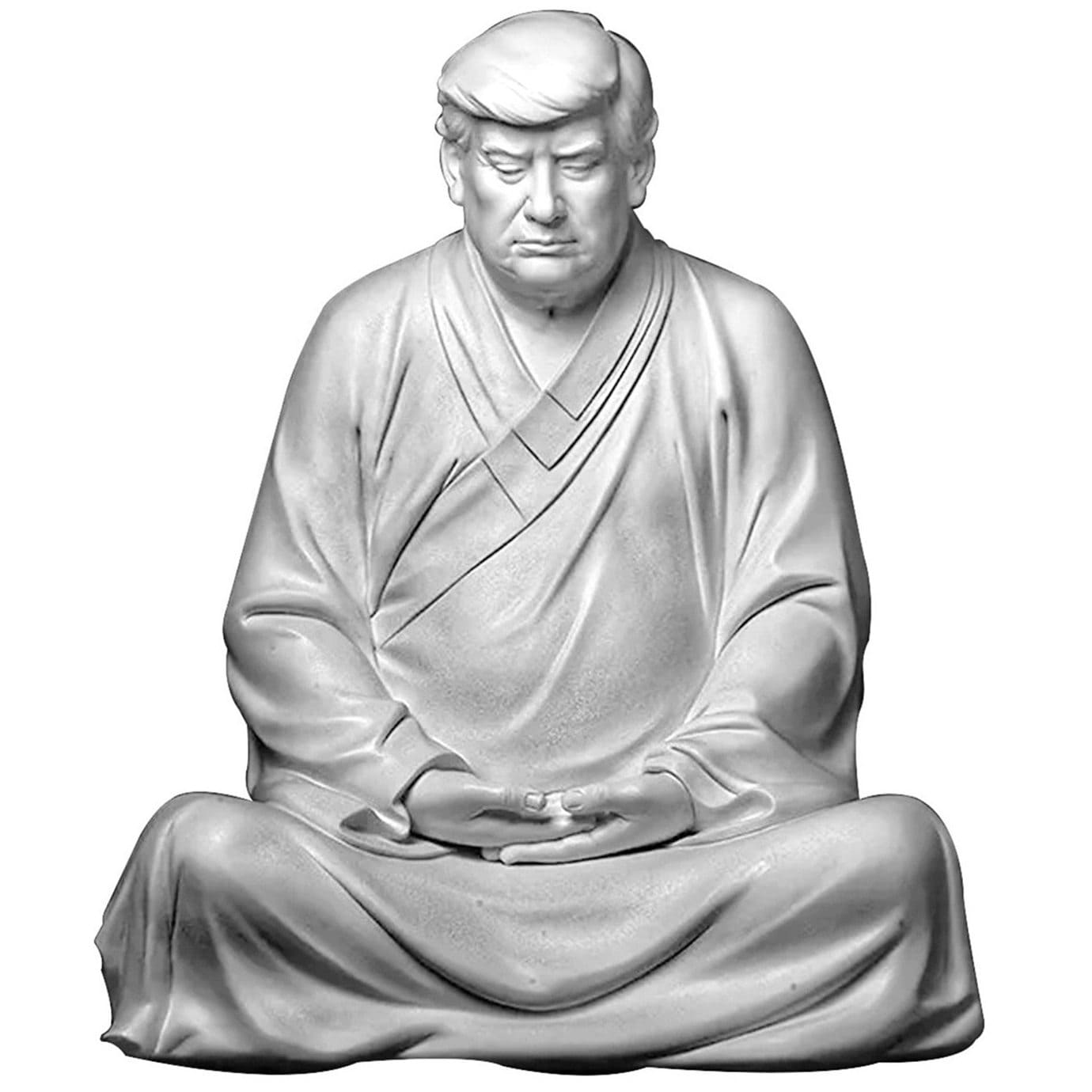 Trump Buddha staty