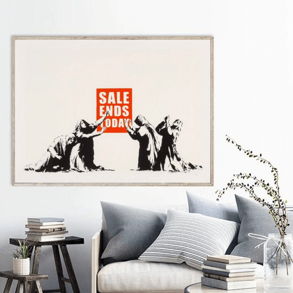 Gemälde Banksy sale ends today