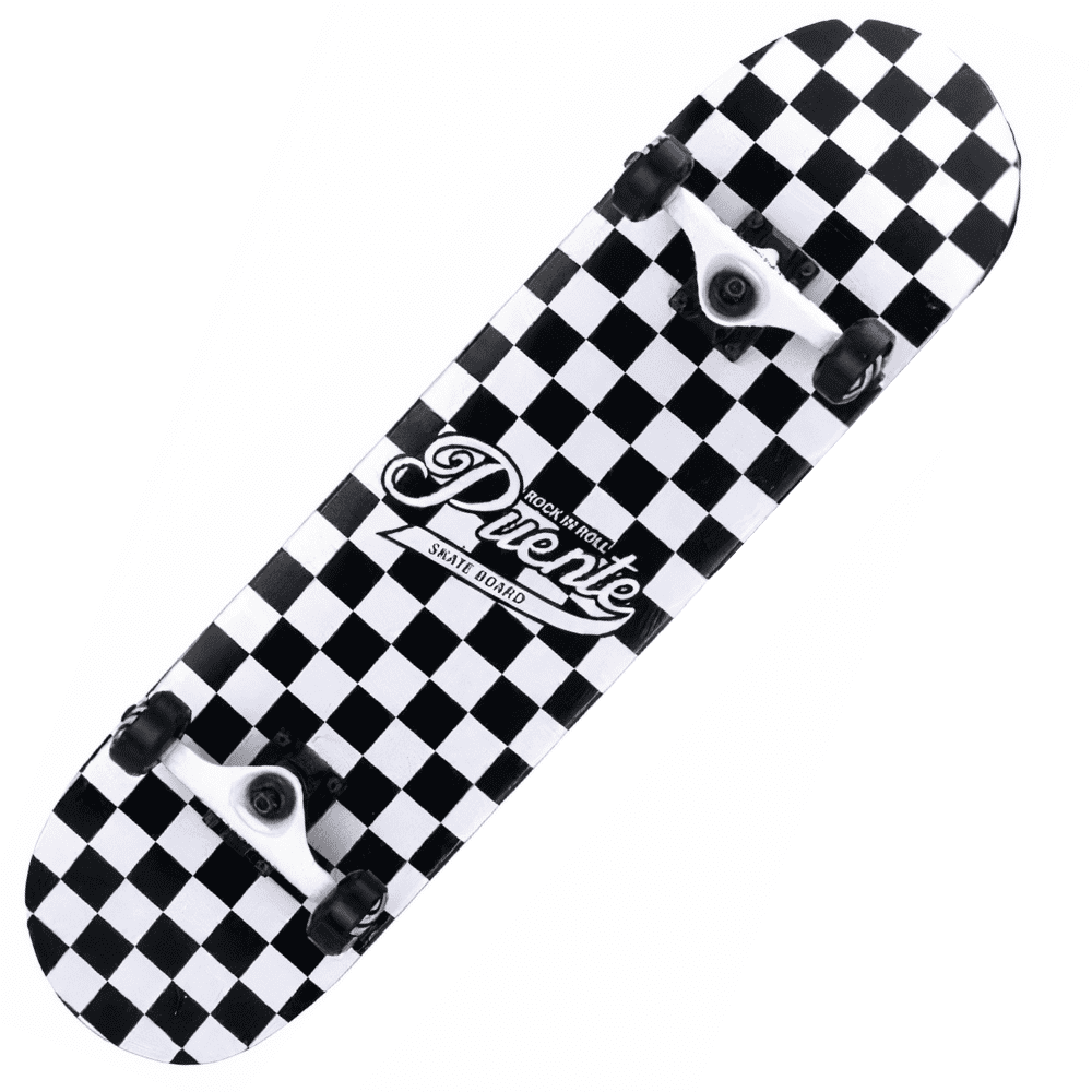 Checkerboard skateboard