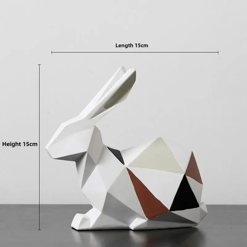 Origami-Hasen-Statue