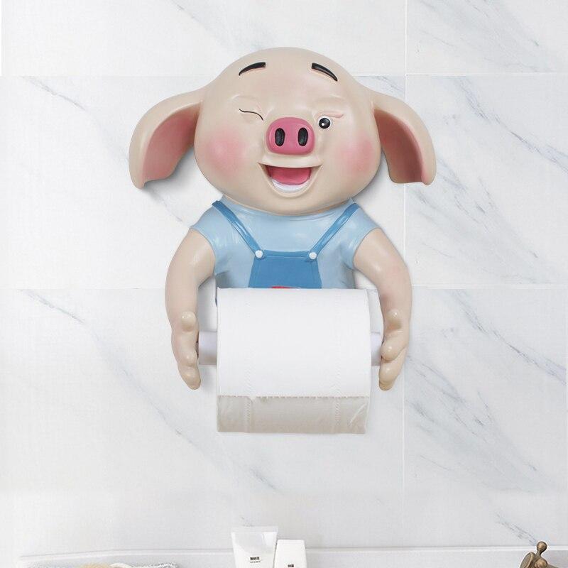 Toilettenpapierhalter Schweinchen Wink