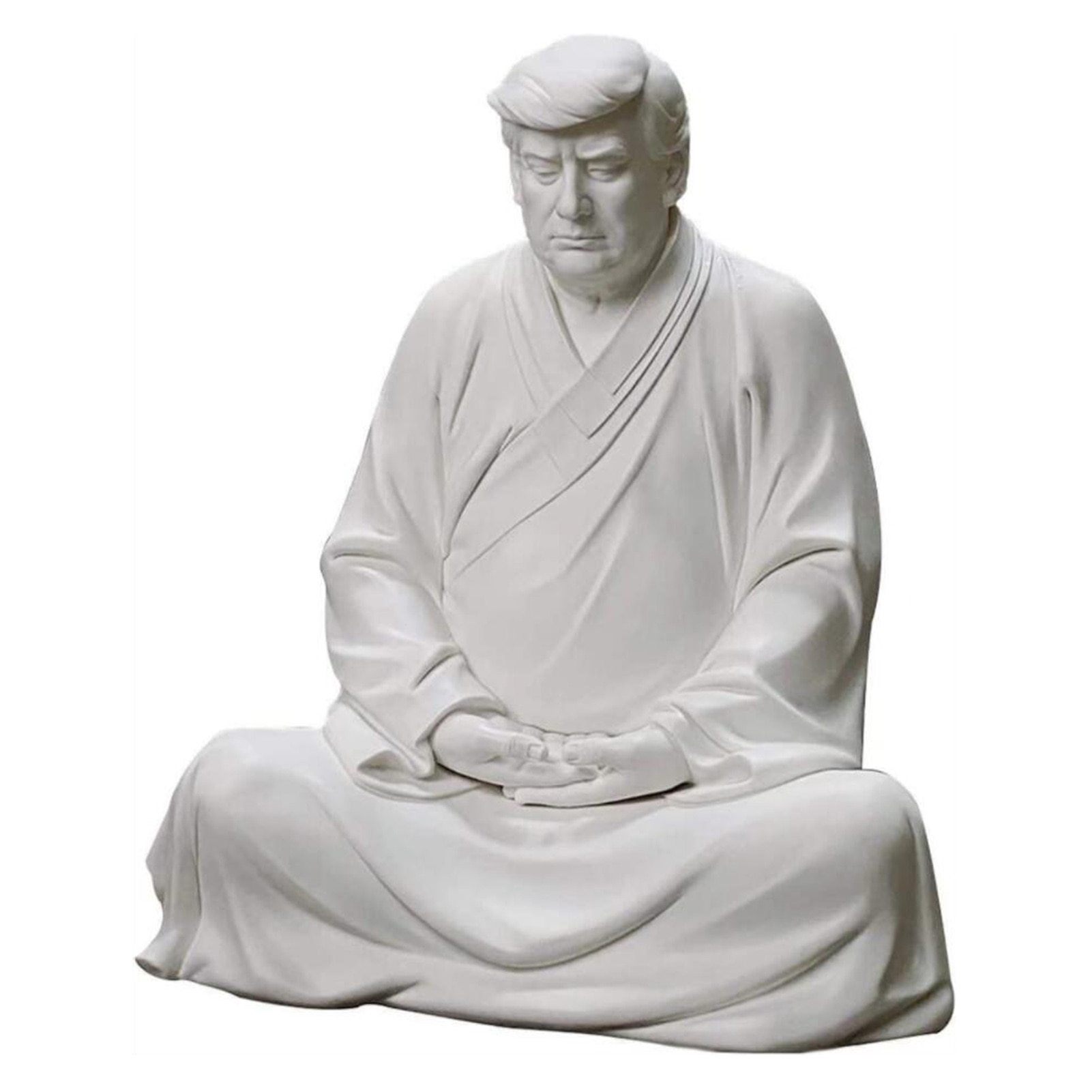 Trump Buddha staty