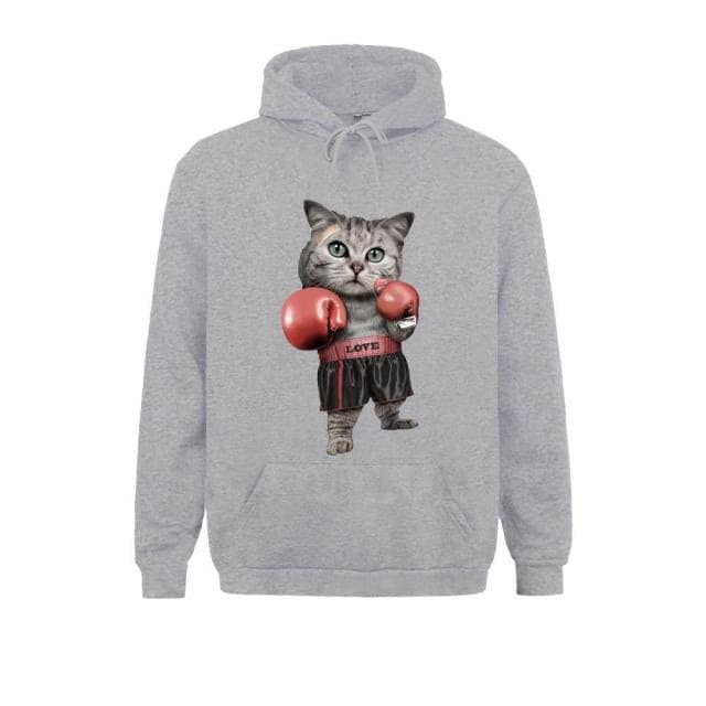 Sweatshirt med boxerkat