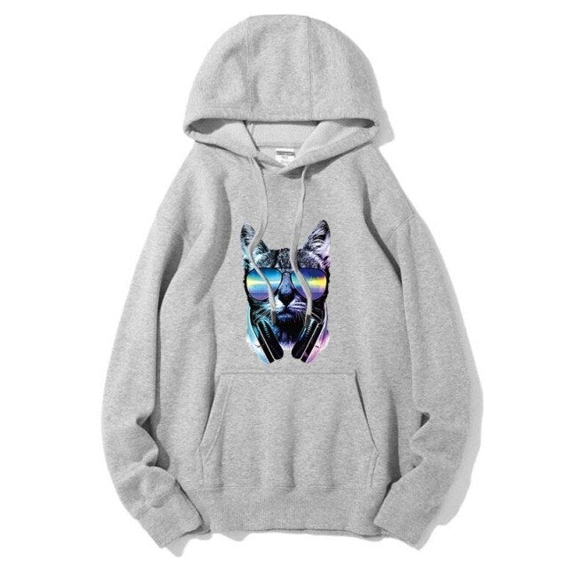 Sweatshirt Katze cool