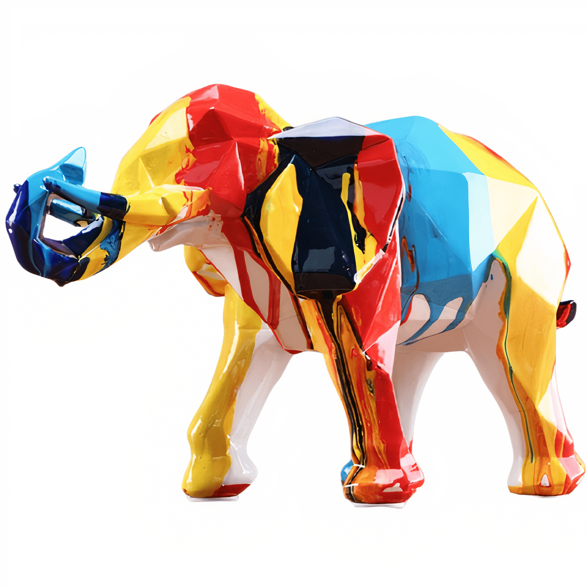 Statue Elefant Farbe