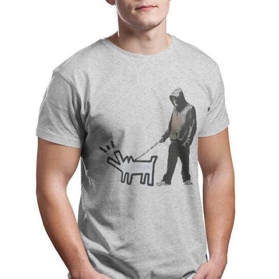 Banksy hund T-shirt