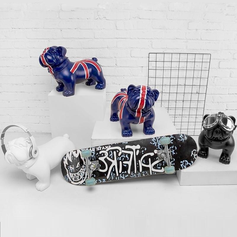 Engelsk bulldog staty