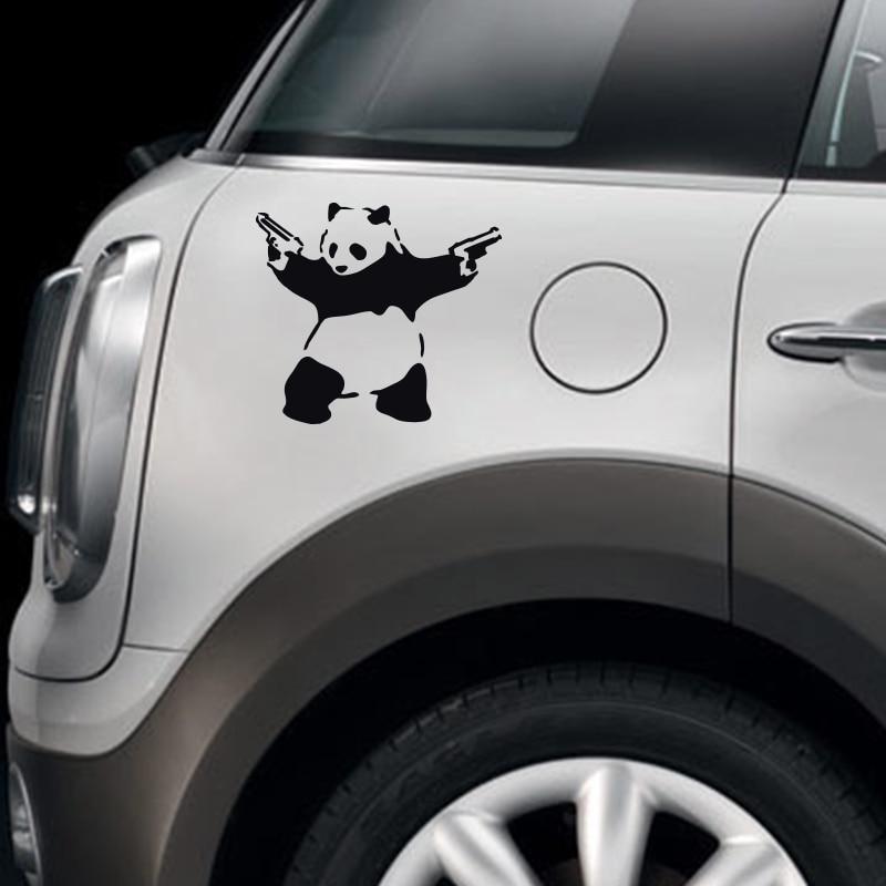 Banksy panda sticker