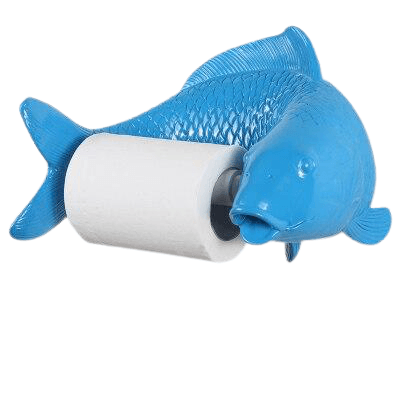 Vis toiletpapierhouder