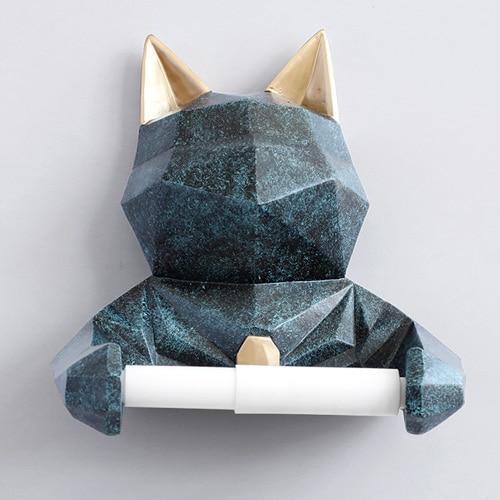 Toilettenpapierhalter Katze