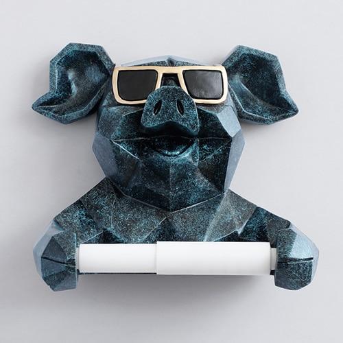 Toilettenpapierhalter Schwein