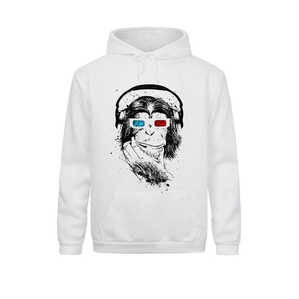 Sweatshirt med musikapa