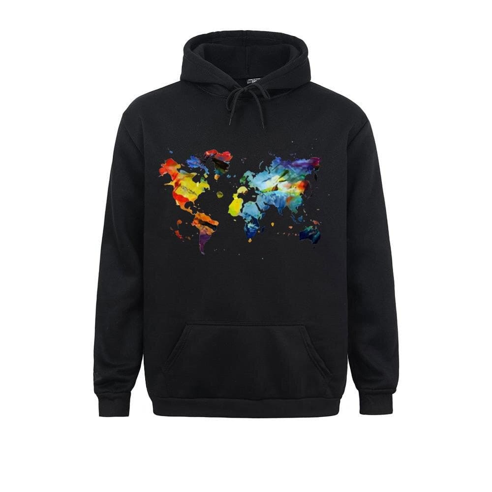 Sweatshirt Weltkarte