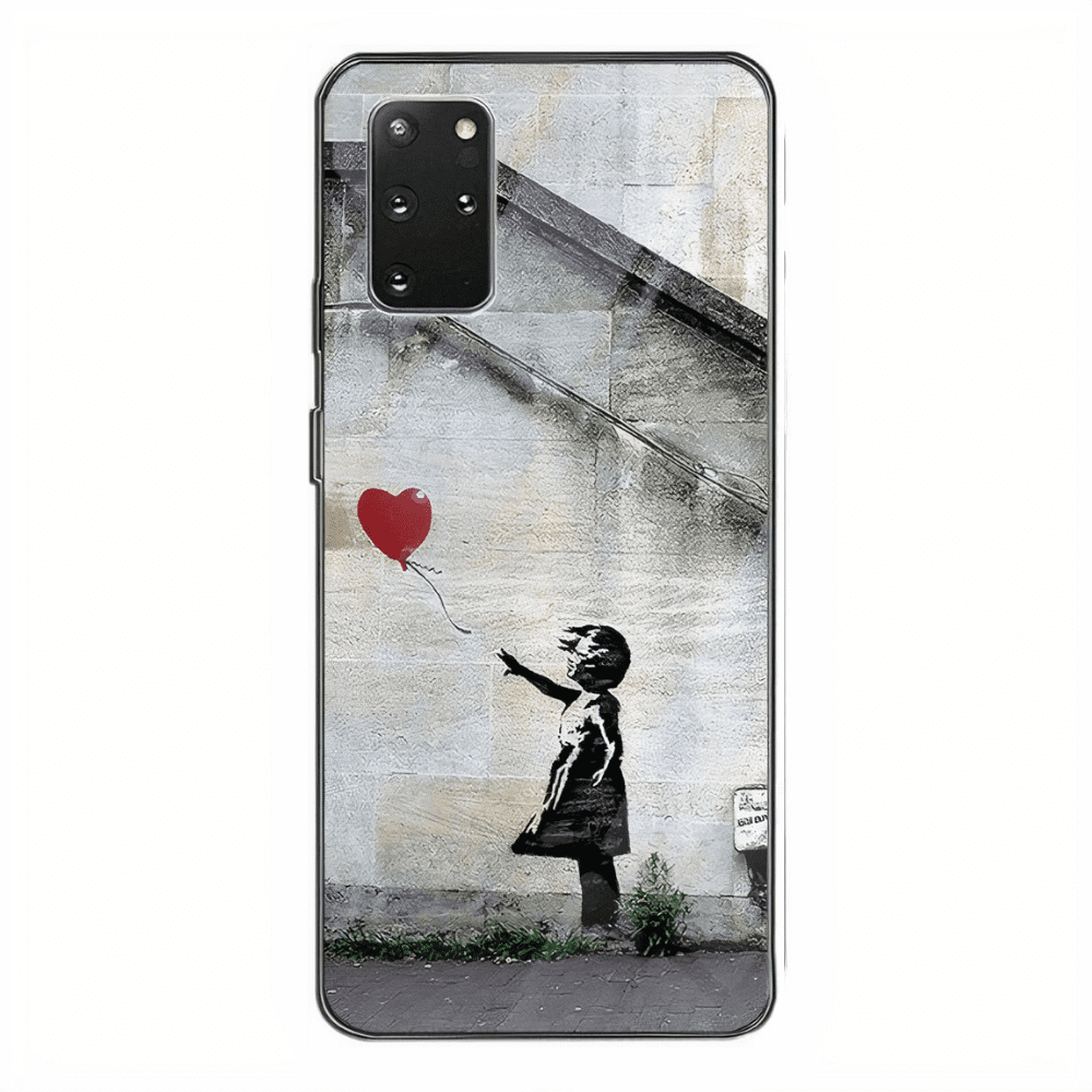 Hull Banksy liten flicka med en ballong {samsung)