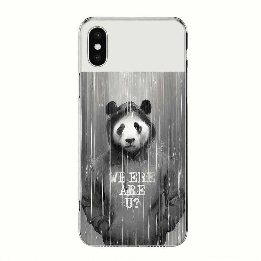 Droevige panda schelp (iphone)