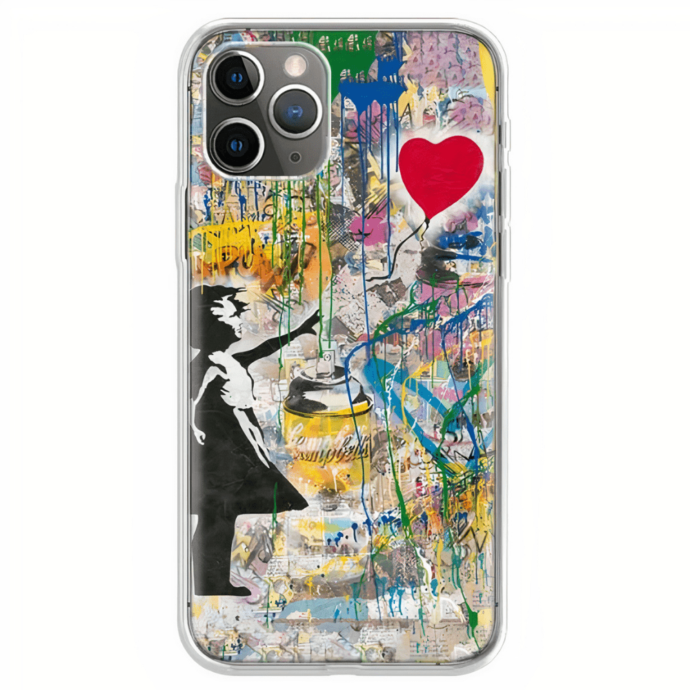 Okładka dziewczyny z balonem Banksy’ego (iphone)