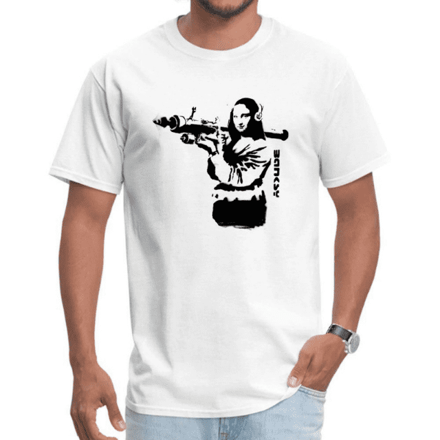 Banksy mona lisa t-shirt