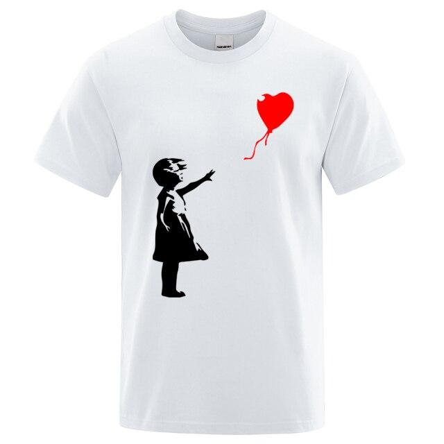 Banksy ballon meisje T-shirt