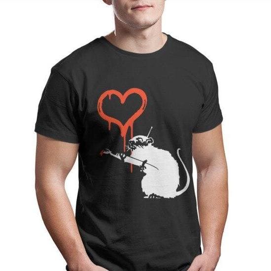 Banksy T-Shirt Ratte