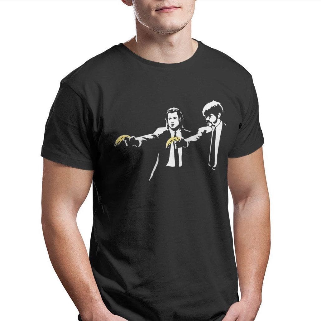 Banksy T-Shirt pulp fiction