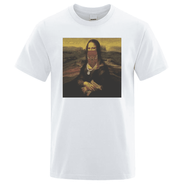 T-Shirt Mona Lisa Gangster