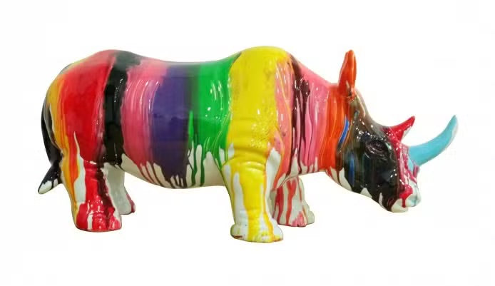 Ontwerp neushoorn standbeeld