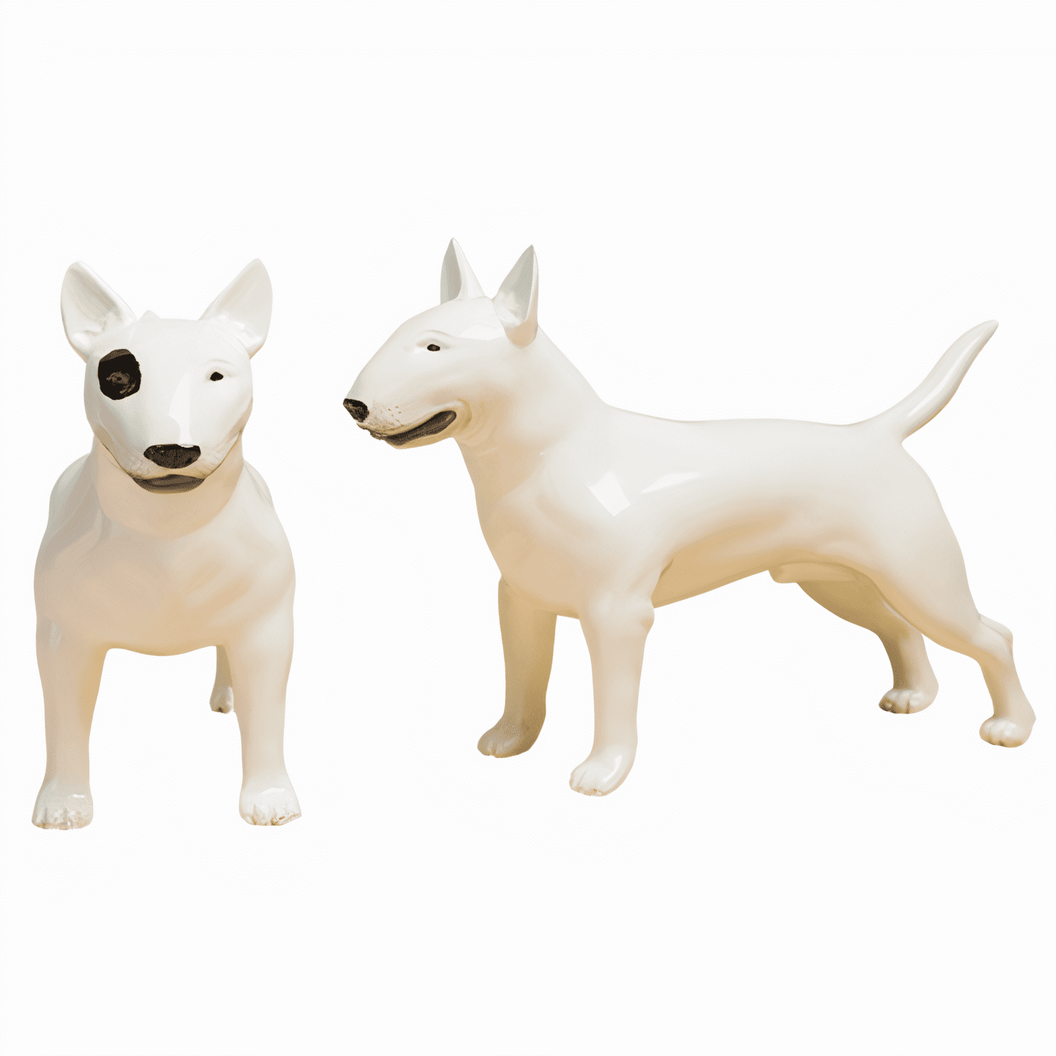 Bull terrier ontwerp standbeeld