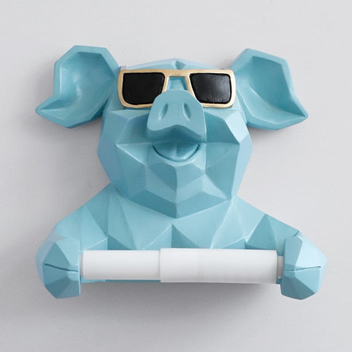 Toilettenpapierhalter Schwein