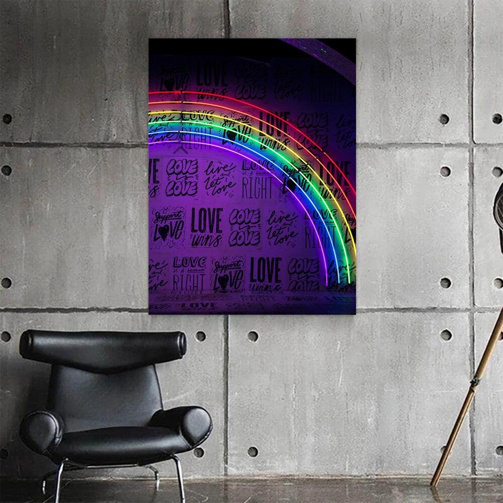 Ontwerp regenboogschilderij