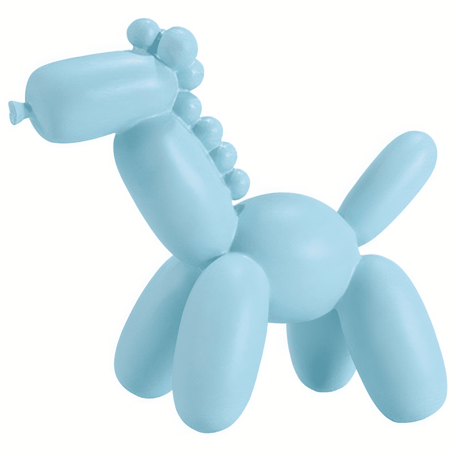 Statue Einhorn Ballon