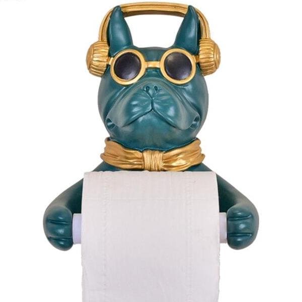 Helm hond toiletpapier houder